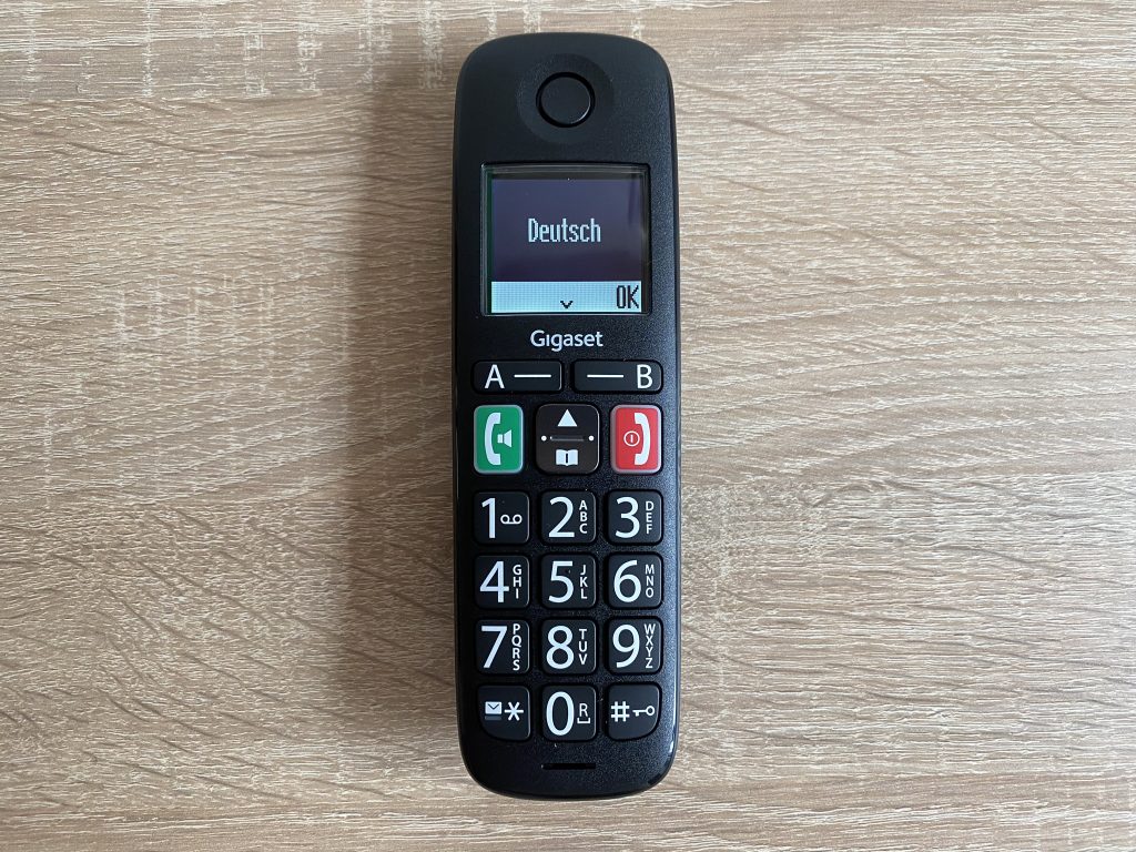 Gigaset E290 Seniorenhandy Einrichtung