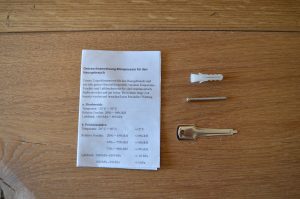 GardenMate Hygrometer und Barometer Verpackungsinhalt Einzelteile