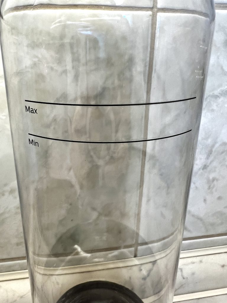 Philips GoZero ADD4901BK/10 Wassersprudler Wasserflasche mit Wasserstandsanzeige