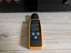 Lautstärke der Sharp R642BKW Mikrowelle