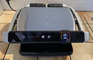 Tefal OptiGrill Elite GC750D16 Kontaktgrill Anzeige zum Aufheizen