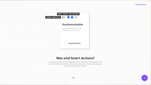 Software der Logitech MX Keys S Tastatur, Smart Actions