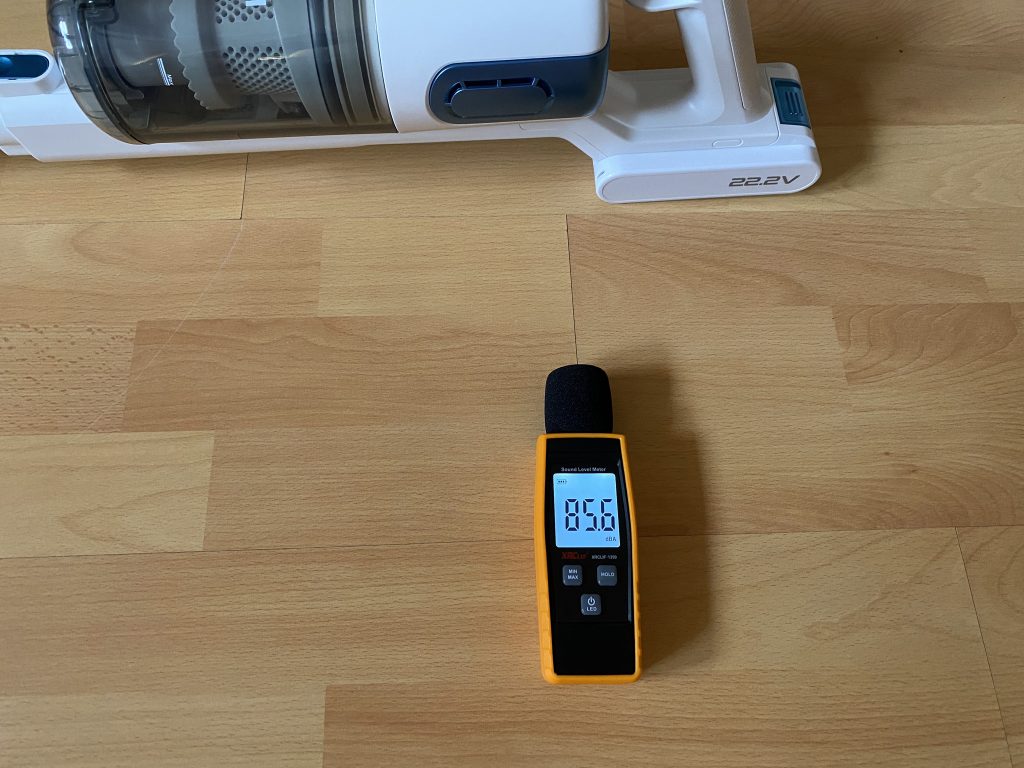 Eureka BR5 Akku-Staubsauger Lautstärke