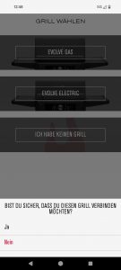 Char-Broil Evolve Electric E-Power Elektrogrill App Grammatikfehler