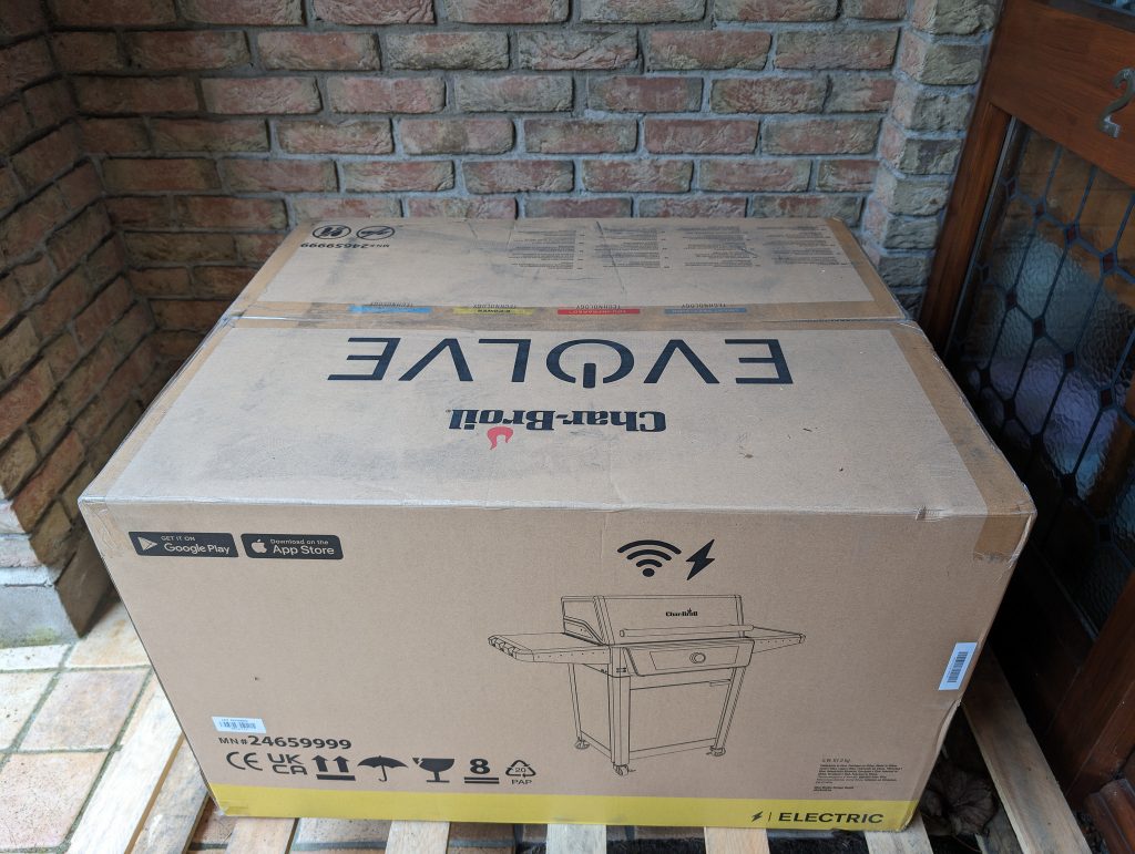 Char-Broil Evolve Electric E-Power Elektrogrill Karton