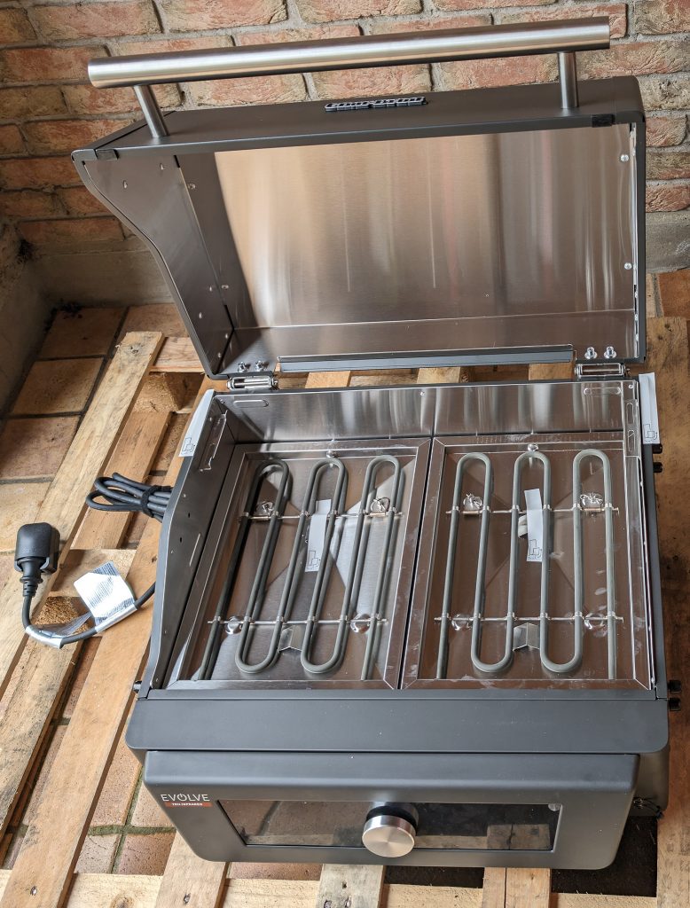Char-Broil Evolve Electric E-Power Elektrogrill ausgepackt