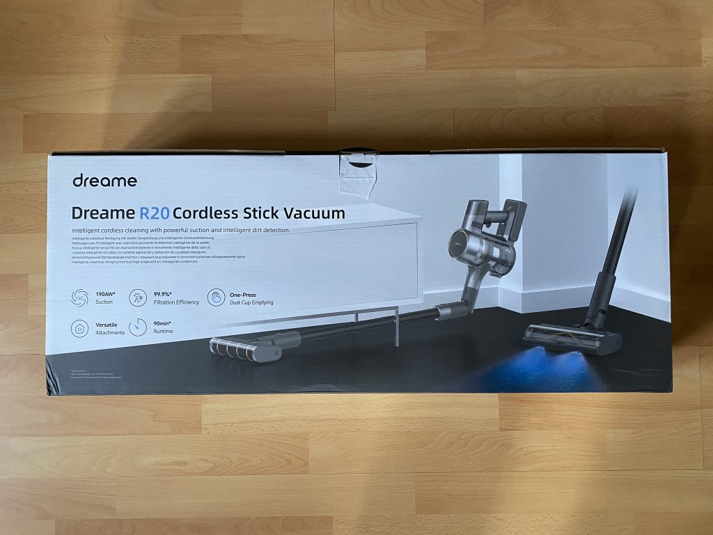 Dreame R20 Akku-Staubsauger Verpackung