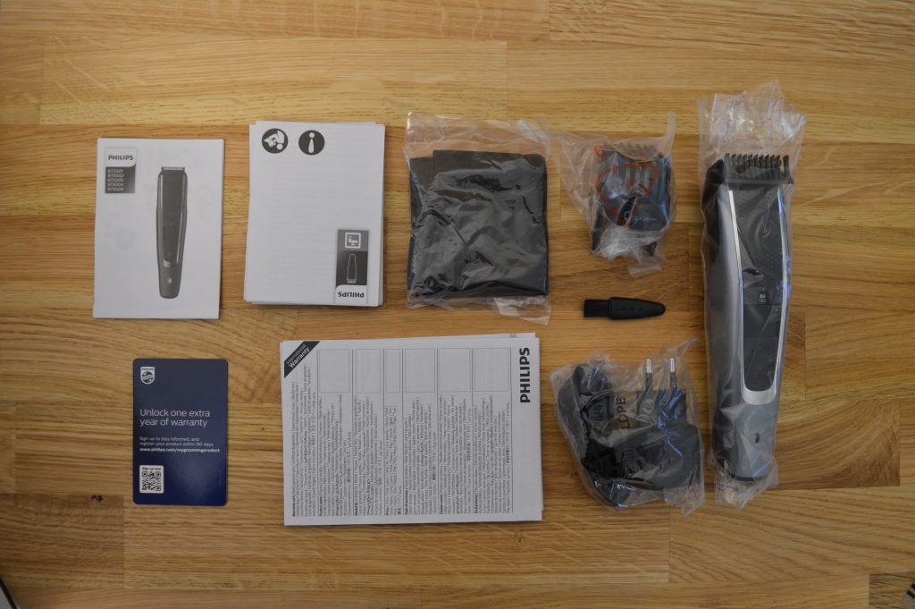 Philips BT5502-15 Bartschneider Lieferumfang