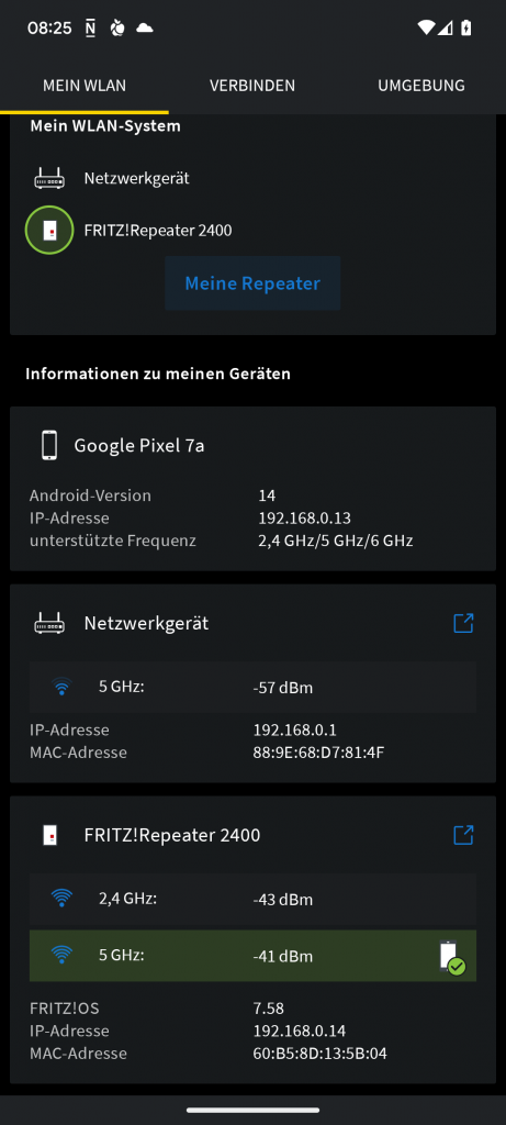 App des AVM FRITZ! 2400 WLAN-Repeaters (8)
