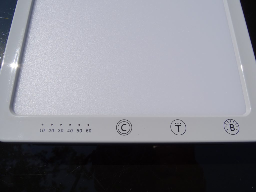 Azhien JSK-40 Tageslichtlampe Bedienfeld