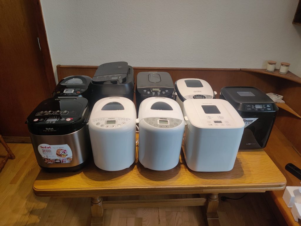 Gruppenbild Brotbackautomaten-Test