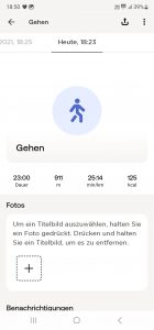 Withings ScanWatch 2 Smartwatch App Einzelaktivität