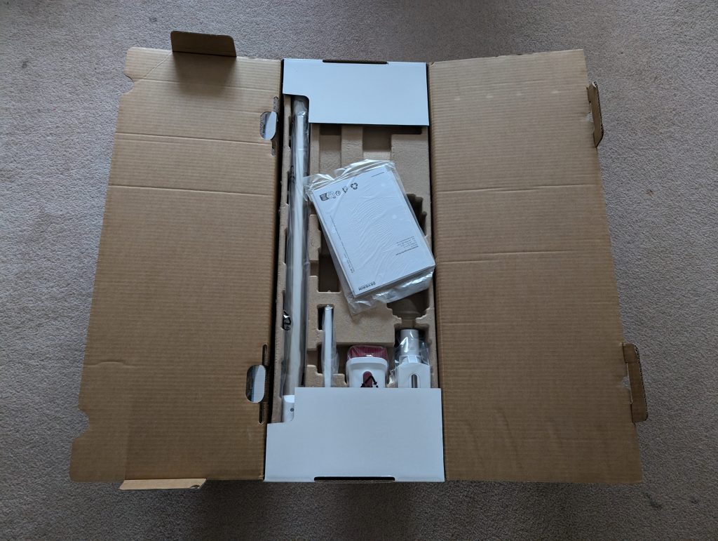 Severin HV 7166 Akku-Staubsauger in der Verpackung 1