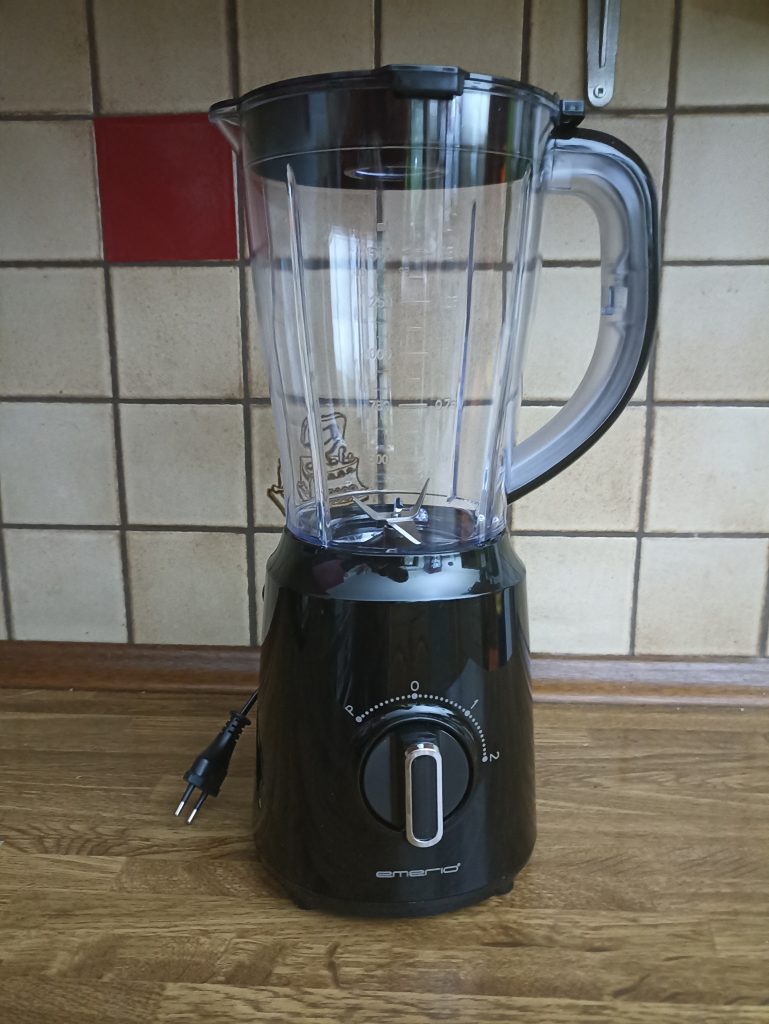 Emerio BL-124816.8 Standmixer, Motorbasis mit Mixerbehälter 1
