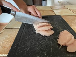 PAUDIN Küchenmesser Fleischtest