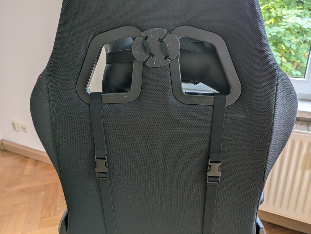 Rückseite der Rückenlehne des Robas Lund DX Racer 1.2 FD01 Bürostuhls