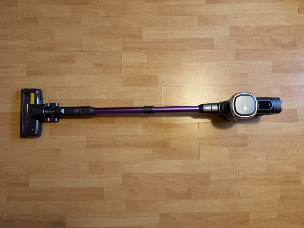 Lubluelu 25000Pa Modell 202 Akku-Staubsauger mit Bodendüse und ausgefahrenem Flexrohr