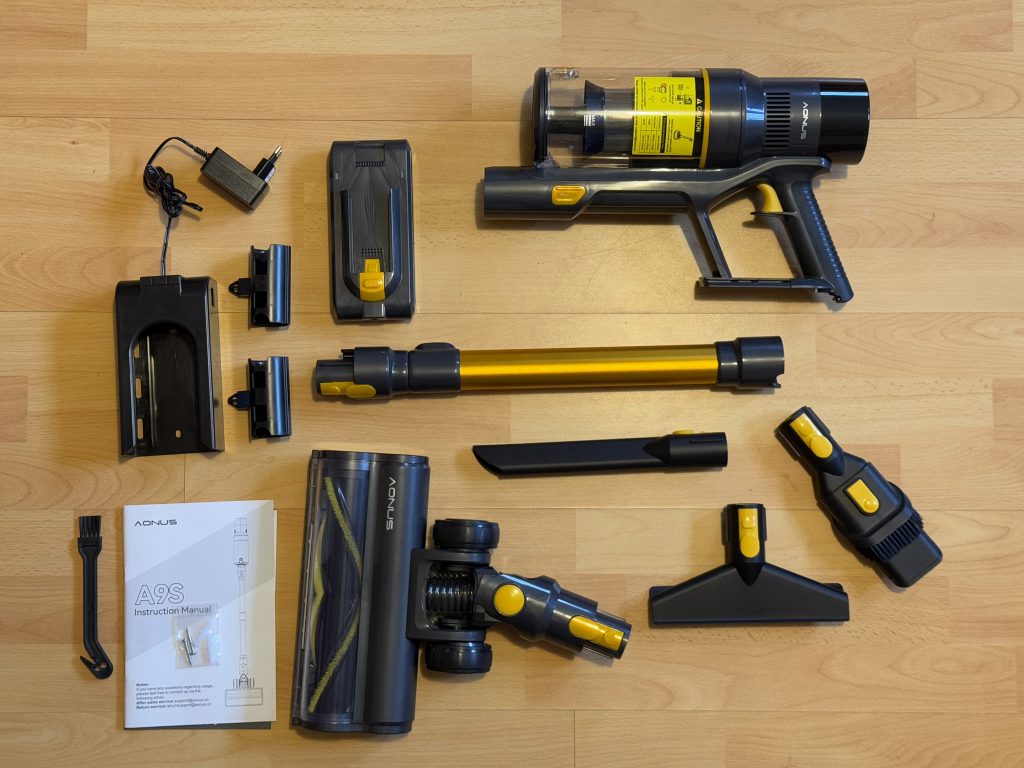 Aonus A9S Akku-Staubsauger ausgepackt 2