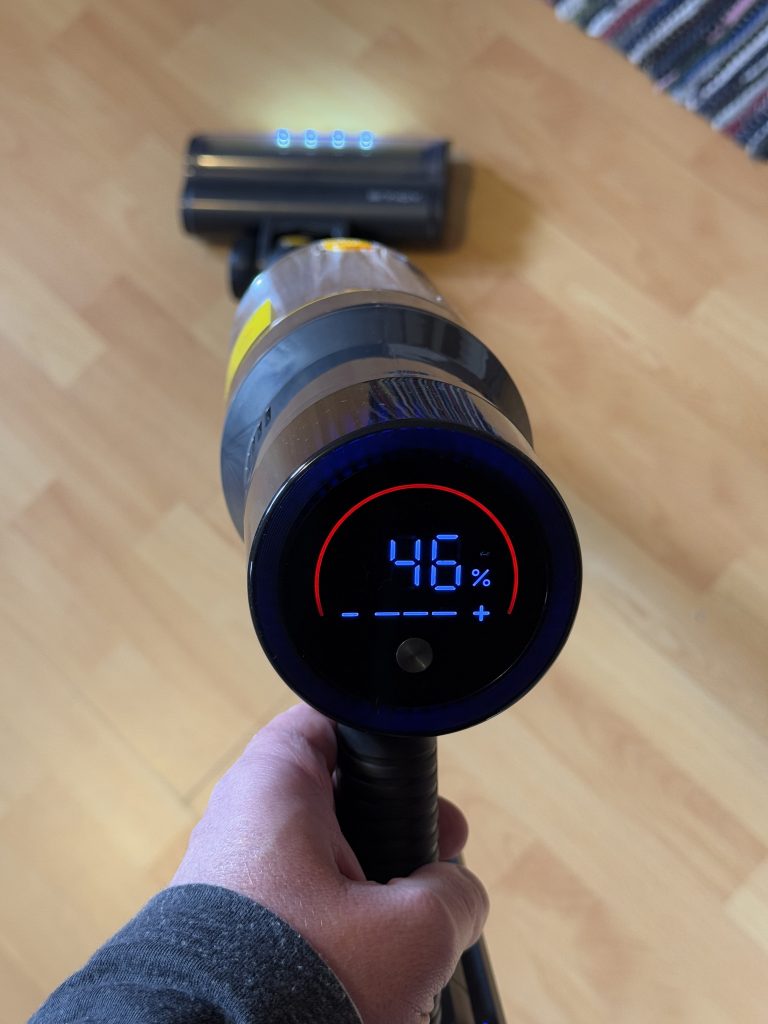Aonus A9S Akku-Staubsauger auf höchster Stufe