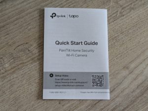 Anleitung der Tapo C200 Überwachungskamera