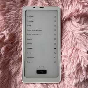 BOOX Palma 2 eBook-Reader Sprachen