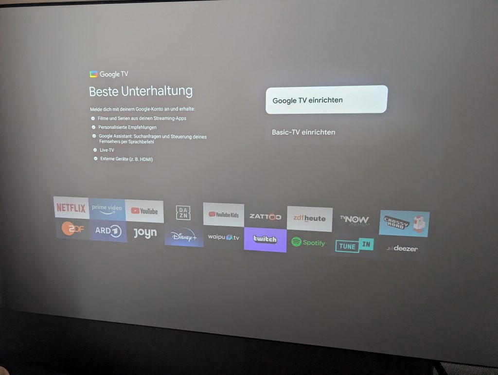 Epson EpicVision EF-22N Beamer Google TV