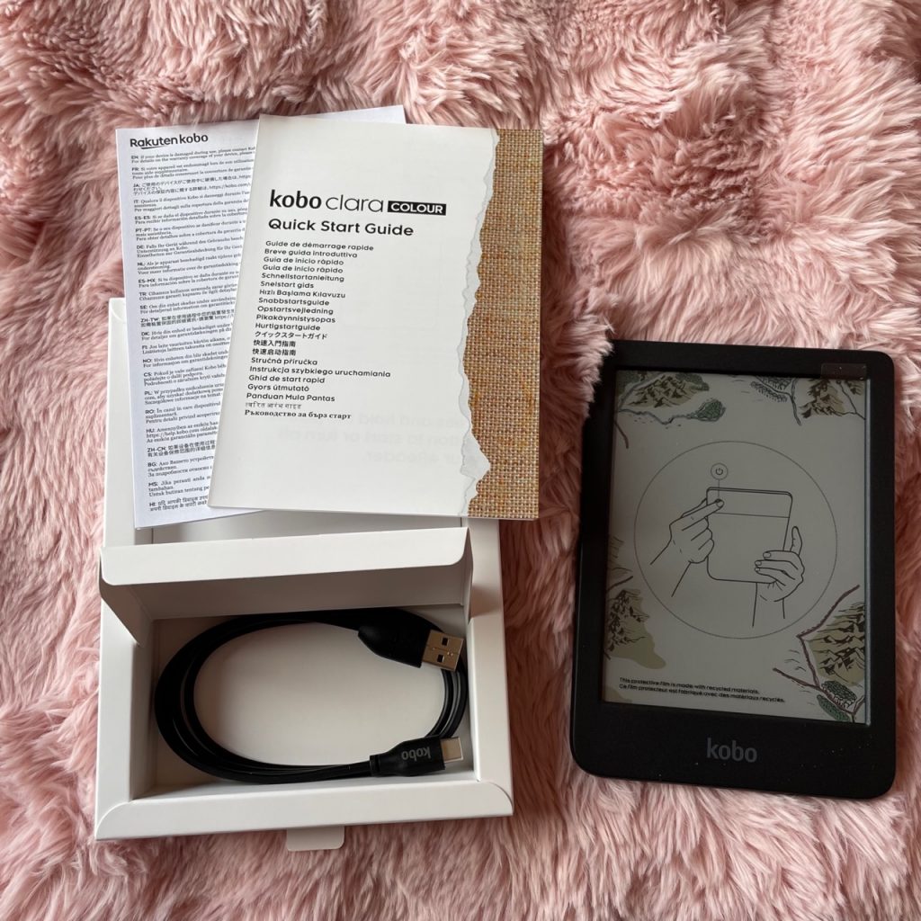 Kobo Clara Colour eBook-Reader Lieferumfang