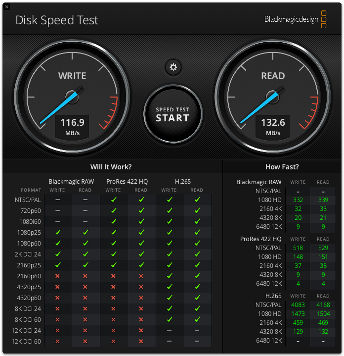 Seagate STGX2000400 externe Festplatte Testverfahren Geschwindigkeit