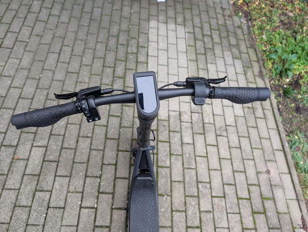 Lenker des Egret X+ E-Scooters von oben