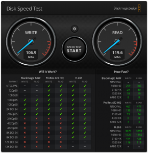 WD Elements WDBU6Y0020BBK Geschwindigkeitstest