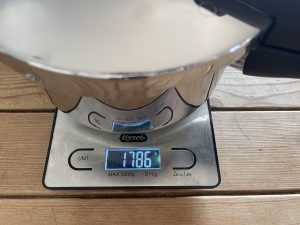 ELO Praktika XS-Schnellkochtopf Gesamtgewicht mit Deckel