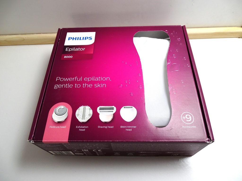 Philips BRE74010 Epilierer Verpackung Front