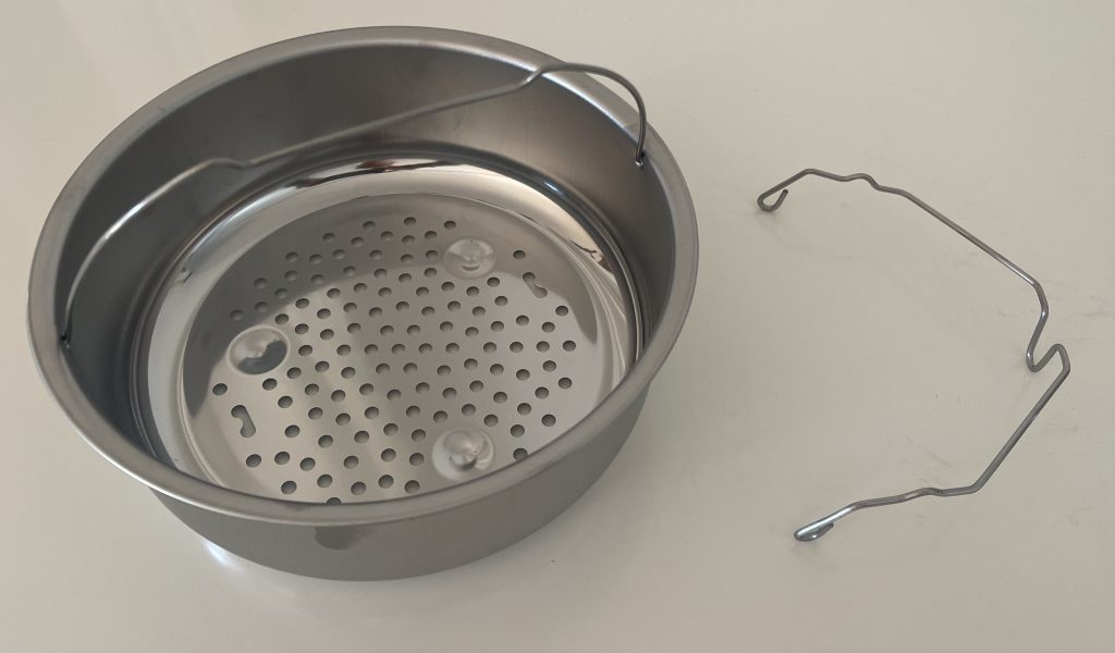 Tefal Clipso+ CHEF P45507 Schnellkochtopf Garkorb mit Ständer von oben