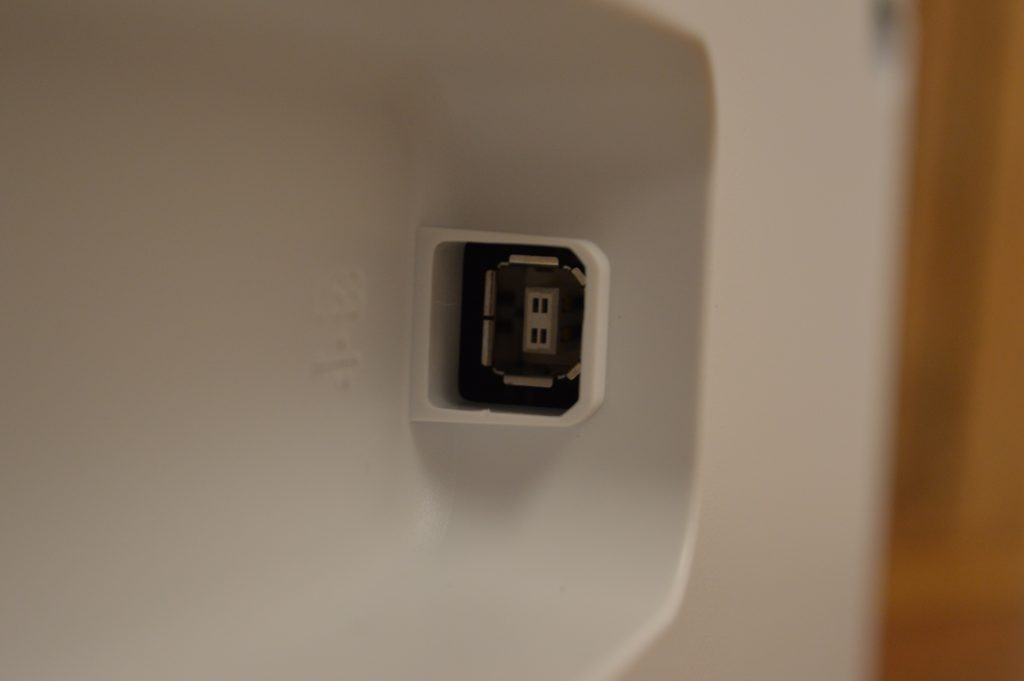 Epson Expression Home XP-4205 Drucker Detailansicht USB-Anschluss