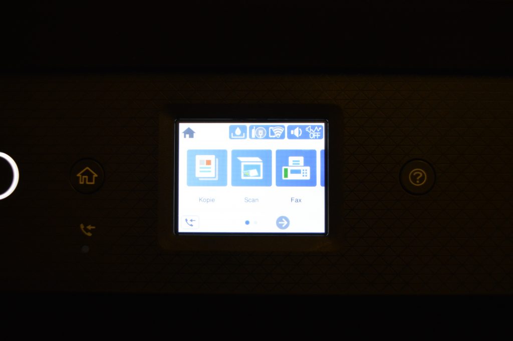 Epson EcoTank ET-4850 Drucker Display Detailansicht
