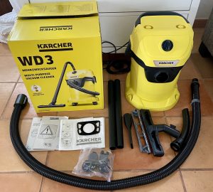 Kärcher WD 3 V-17/4/20 Nass-Trockensauger ausgepackt mit Zubehör