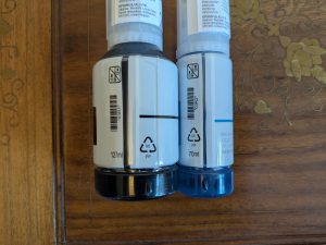 Tintenflaschen des Epson EcoTank ET-2870 Multifunktionsdruckers Inhaltsmenge