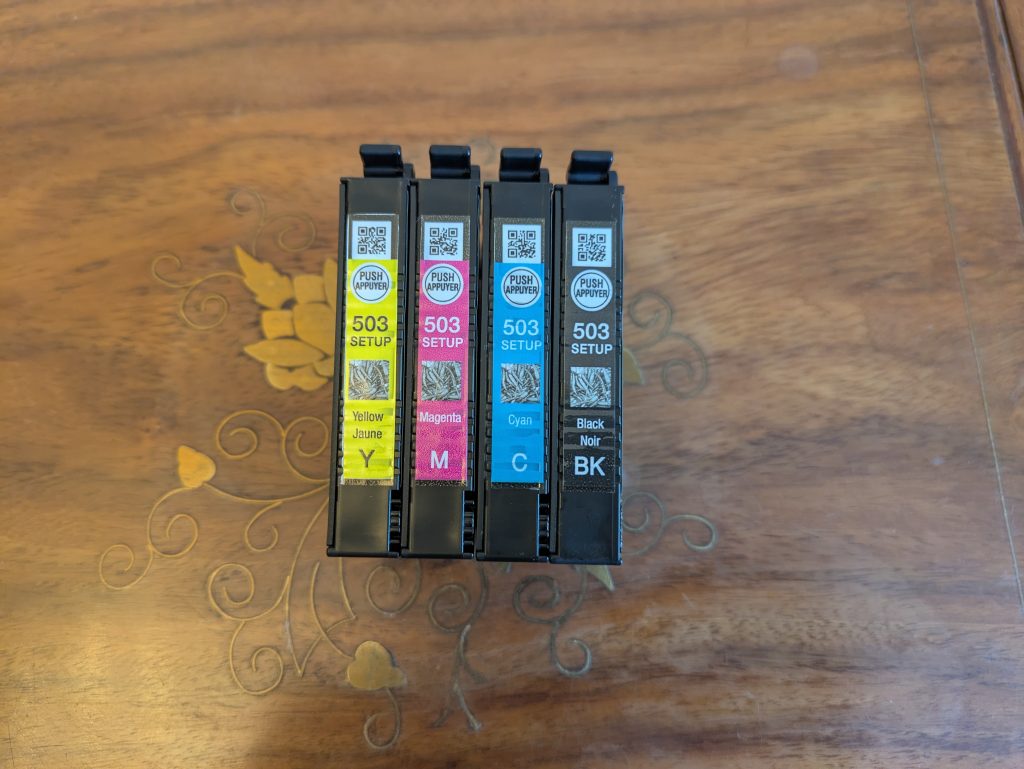 Tintenpatronen des Epson WorkForce WF-2960DWF Multifunktionsdruckers (2)