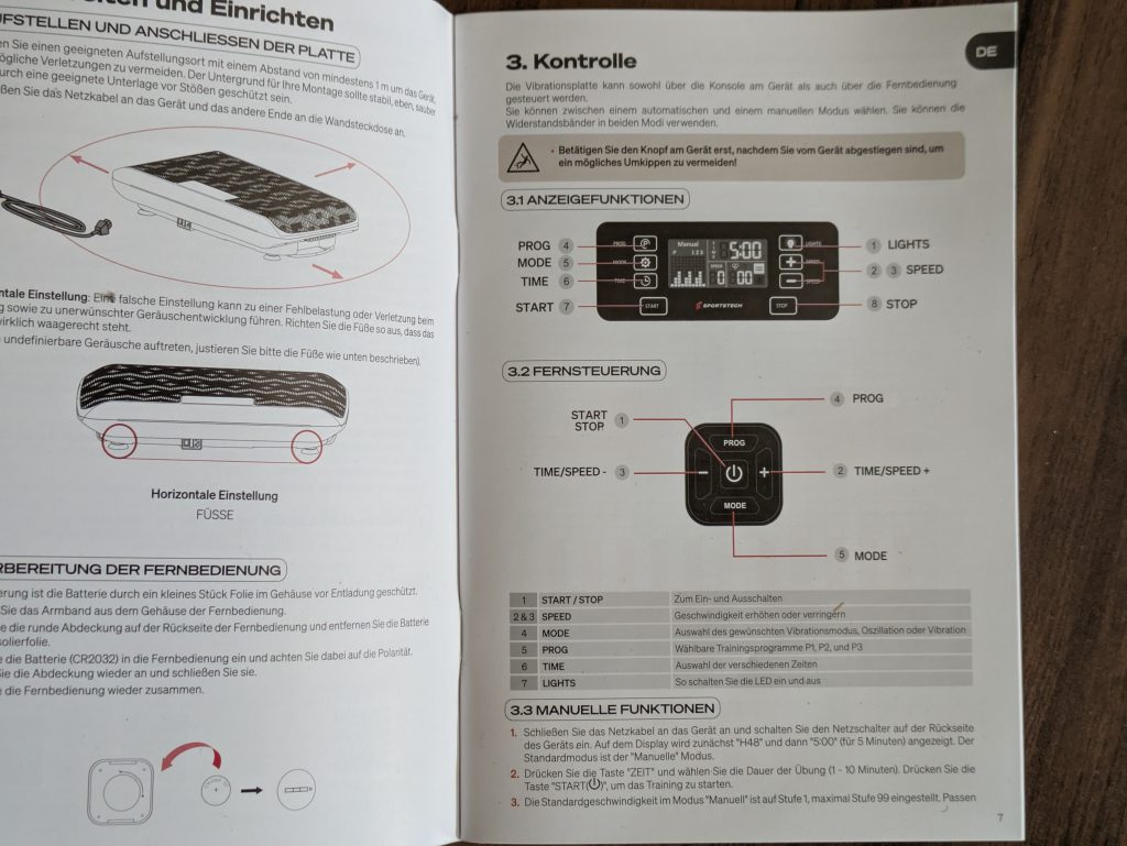 Anleitung der Sportstech sVibe Vibrationsplatte (3)