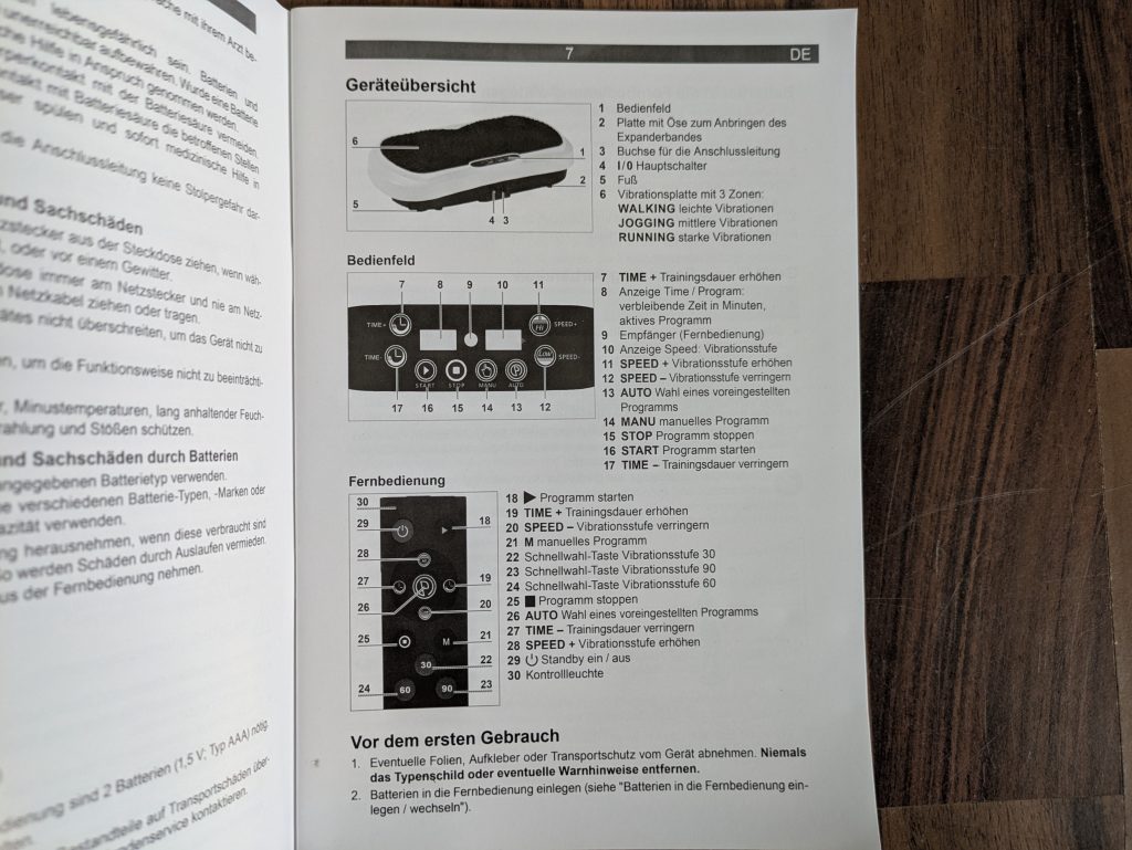 Anleitung der VITALmaxx Basic Vibrationsplatte (3)