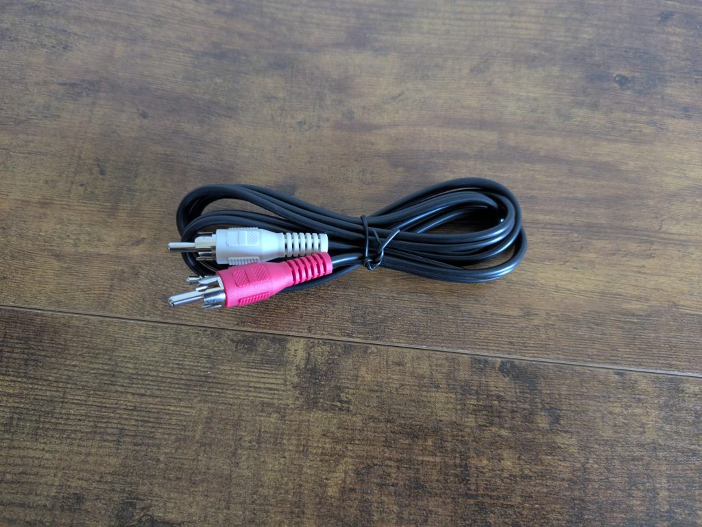 Audiokabel des Audio-Technica LP60XBTBK Plattenspielers