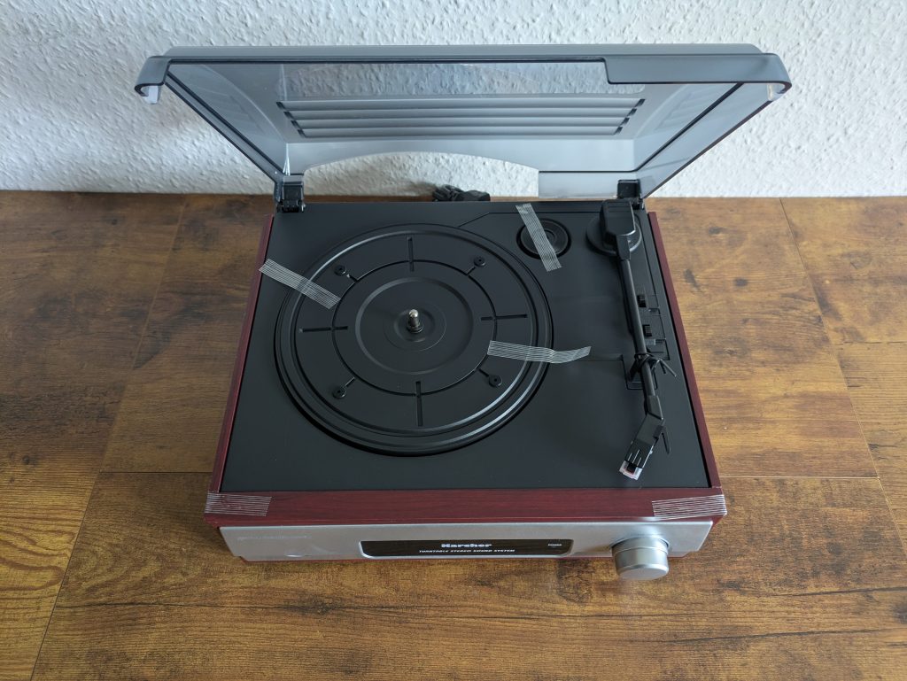 Karcher KA 8050 Plattenspieler geöffnet