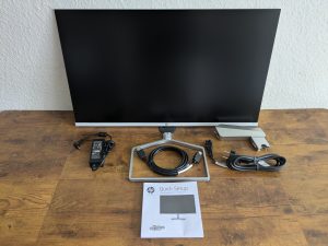 Lieferumfang des HP Series 5 527sa Monitors