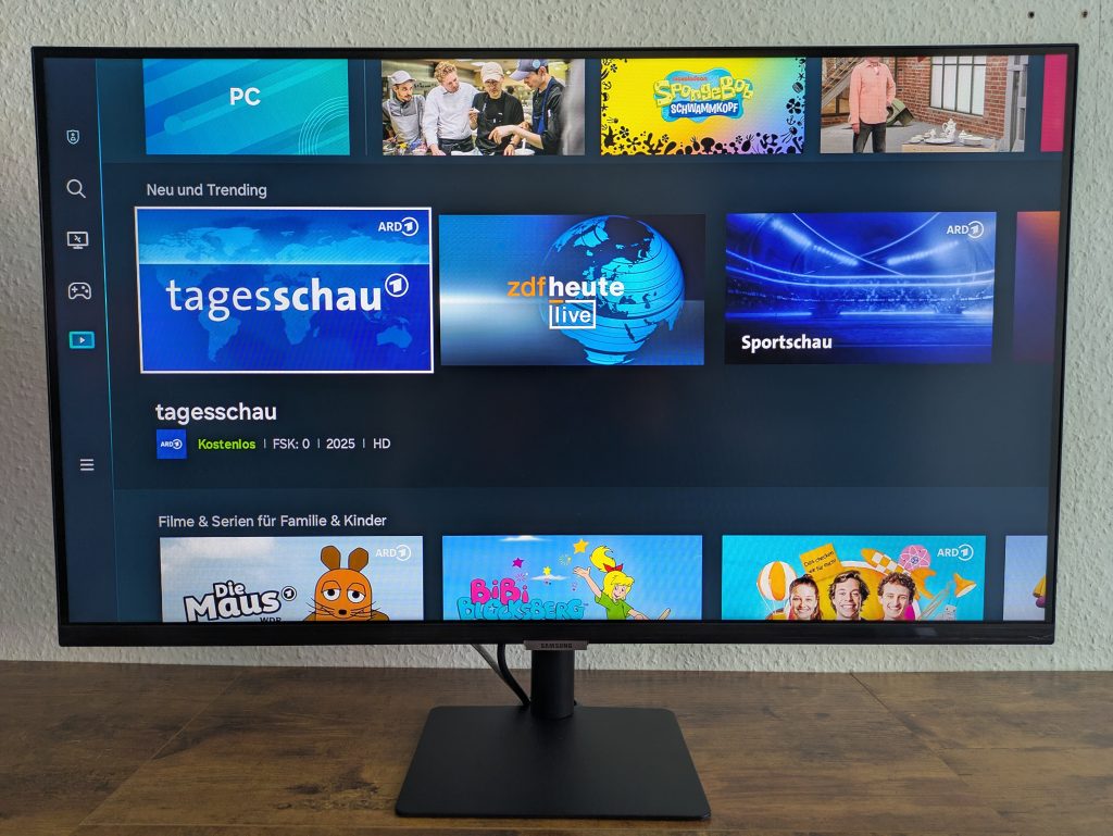 Titelbild des Samsung M5 Smart S32BM500EU Monitors (2)