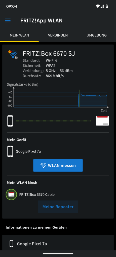 App des Verpackung des FRITZ!Box 6670 Cable Routers