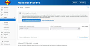 FRITZ!Box 5690 Pro Router Webmenü (2)