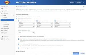 FRITZ!Box 5690 Pro Router Webmenü