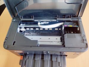 Canon PIXMA TS705a Tintenstrahldrucker Blick ins Innere