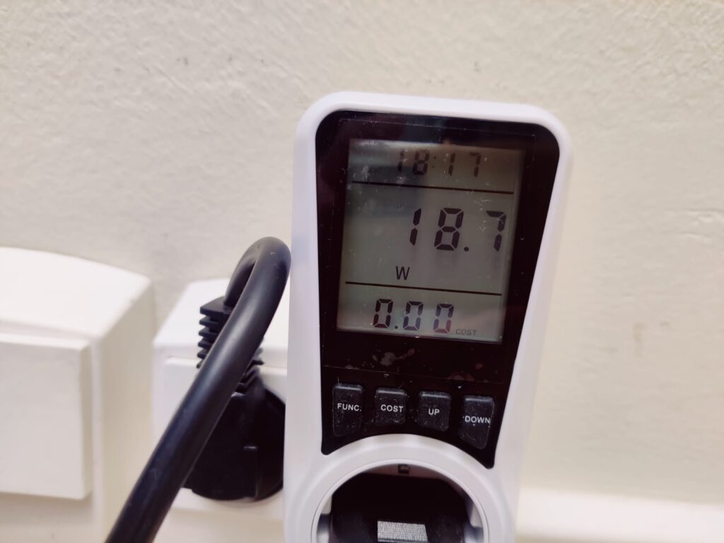 Canon PIXMA TS705a Tintenstrahldrucker Stromverbrauch im Betrieb
