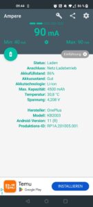 Jiga PC5 Powerbank Output bei drei Geräten